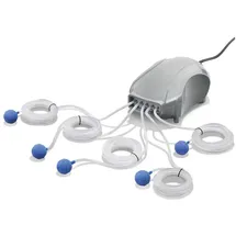 esotec Solar Einzelpumpe Teichbelüfter Power Five, 5x 120l/h Ersatzpumpe, 12-18V/DC Sauerstoffpumpe Gartenteich, Luftpumpe, Teichpumpe, Belüfterpumpe, Zubehörpumpe, IP44 101889