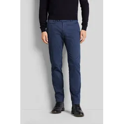 Chinohose BUGATTI, Herren, Gr. 33, Länge 30, blau, 85% Baumwolle, 12% Elastomultiester, 3% Elasthan, unifarben, casual, normal, Hosen, in leichter Used-Optik