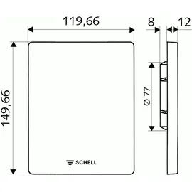 Schell Edition Urinal-Frontblende (230802899)