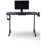 DXRacer Gaming Desk MAX1 Schwarz, Rot