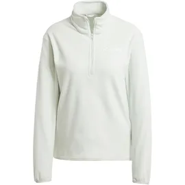 adidas Multi Essentials Fleece Mit Halbem Reißverschluss - Linen Green - M