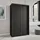 masseno Schwebetürenschrank Nisse 120 x 205 x 60 cm Schwarz