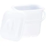 Hünersdorff Industrie-Eimer 14 L, eckig naturfarben, HDPE