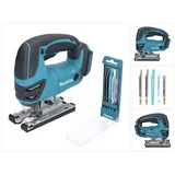 Makita DJV 180 Z Akku Stichsäge 18 V + 5 tlg. Stichsägeblatt Set - ohne Akku, ohne Ladegerät