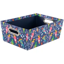 IDENA Aufbewahrungskorb Schultüte 33 x 22,9 x 12,7 cm 1-tlg. blau