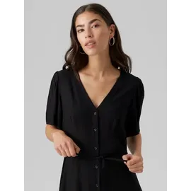 Vero Moda Minikleid Blusenkleid Schwarz 34