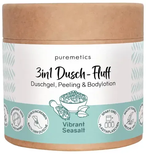 puremetics Dusch-Fluff 3in1 Vibrant Sealsalt