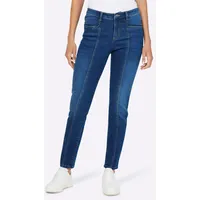 Heine Bequeme Jeans HEINE, Damen, Gr. 42, Normalgrößen, blau