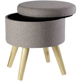 Echtwerk Sitzhocker Max 32 x 32 x 39 cm Grau