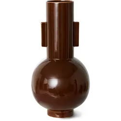 HKliving - Keramik Vase, L, espresso