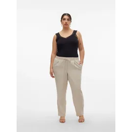Vero Moda Curve VMJESMILO Ankle Pants Regular Fit Beige 44