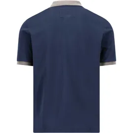 FYNCH-HATTON Poloshirt mit Kontrastdetails Blau M