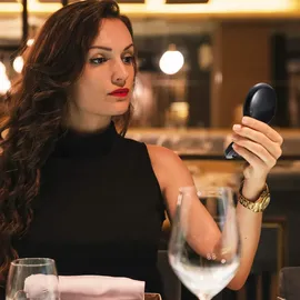 Boao 2er Pack Faltbare Haarbürsten mit Spiegel