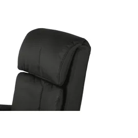 HIMOLLA Fernsehsessel 7418 Leder 81 x 111 x 95 cm Schwarz elektrisch mit Massagefunktion