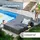CASARIA Sonnenliege 200 x 160 x 33 cm Grau/Anthrazit