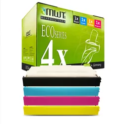 4 Mehrwegtoner kompatible Lasertoner ersetzt Brother TN-04 TN-04BK TN-04C TN-04M TN-04Y Mehrfarbig