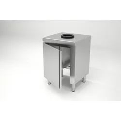 IDEACER Neutrale Zentraleinheit ohne Sockel 2 Flügeltüren 800x600x850mm mit 2 Entgratungsringen