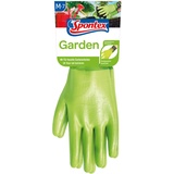 Spontex Garden, vielseitige Gartenhandschuhe für feuchte Gartenarbeiten, verstellbares Bündchen - 1 Paar, Gr. M, Grün