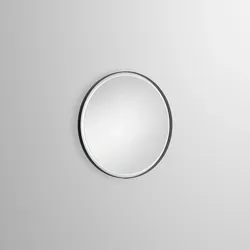 Alape Spiegel „Designspiegel“ 750 × 750 mm in Mattschwarz