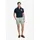 Superdry Shorts "MERCHANT LINEN SHORT", Herren, Gr. S, N-Gr, grün (bay grün), Web, Obermaterial: 100% Leinen, relaxed fit ca. Mitte Oberschenkel, Hosen Shorts, aus Leinen, Relaxed Fit, mit Reißverschluss