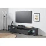 Inosign Lowboard INOSIGN "Essential" Sideboards Gr. B/H/T: 200 cm x 35 cm x 40 cm, schwarz (anthrazit matt) Lowboards