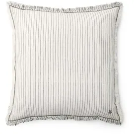 Marc O'Polo Kissenbezug Fine Stripe 50 x 50 cm Grau