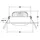 Brumberg BB35 LED-Einbaustrahler 1x 7W rund schwarz
