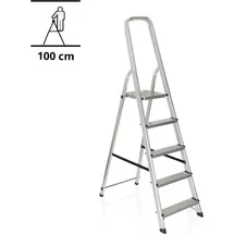 HJH Office Solid III Klappleiter 5 Stufen