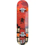 Donic Schildkröt Schildkröt 510602 - Skateboard Kicker 31, Design: Red Parkour, 79x20cm