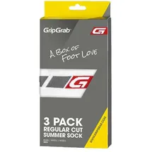 GripGrab Classic Regular Cut Socken 3 Paare Weiß 44-47