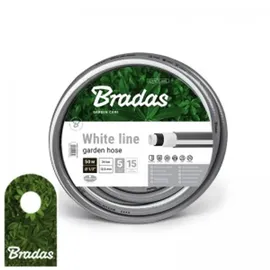 Bradas Gartenschlauch 50 m silber/weiß