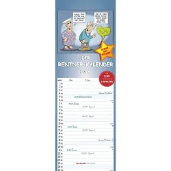 Rentner-Kalender - alle Termine für Oma & Opa - 3 Spalten - Kalender 2026