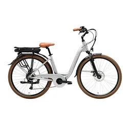 Adriatica Elektro-Citybike 28 Zoll New Age Lady, silber