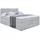 altdecor Boxspringbett MILTIO KING - 160x200 - H3/H4 - Hellgrau