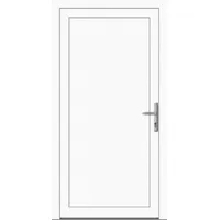 Kunststoff Nebeneingangstür nach Maß "DIANA-M" Weiß RAL 9016 beidseitig innen öffnend DIN rechts