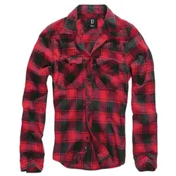 Brandit Check Hemd rot Herren, XL