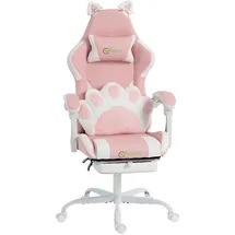 Vinsetto Gaming-Stuhl 63,5 cm x 53 cm Rosa