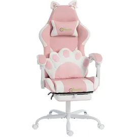 Vinsetto Gaming-Stuhl 63,5 cm x 53 cm Rosa
