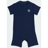 adidas KURZÄRMLIGER GERIPPTER ONESIE, REGULAR - Night Indigo - 98