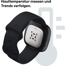 Fitbit Sense carbon/edelstahl graphit