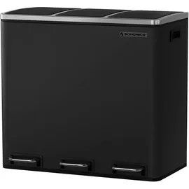 Songmics 3 x 18 l Schwarz