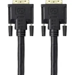 Renkforce DVI Anschlusskabel DVI-D 24+1pol. Stecker, DVI-D 24+1pol. Stecker 20.00 m Schwarz RF-46951