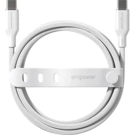 Panzer Glass USB-C auf USB-C 1,2 m Weiß