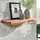 Wohnling Wandregal 60 x 4 x 26 cm Braun