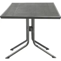 MFG Gartentisch 80 x 80 cm grau