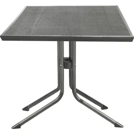 MFG Gartentisch 80 x 80 cm grau