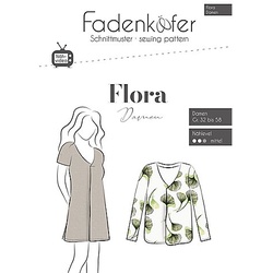 Fadenkäfer Schnitt "Bluse Flora" für Damen