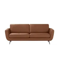 SOHO Ledersofa Smilla ¦ braun ¦ Maße (cm): B: 217 H: 85 T: 93