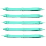 Kinder Gläser Strap, Kinder Brillen Schnur, Sport Eyewear Kopf Band Retainer (5 Stück pro Paket) (Aqua)