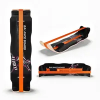 Vevor Balance Board Orange Schwarz 107 cm